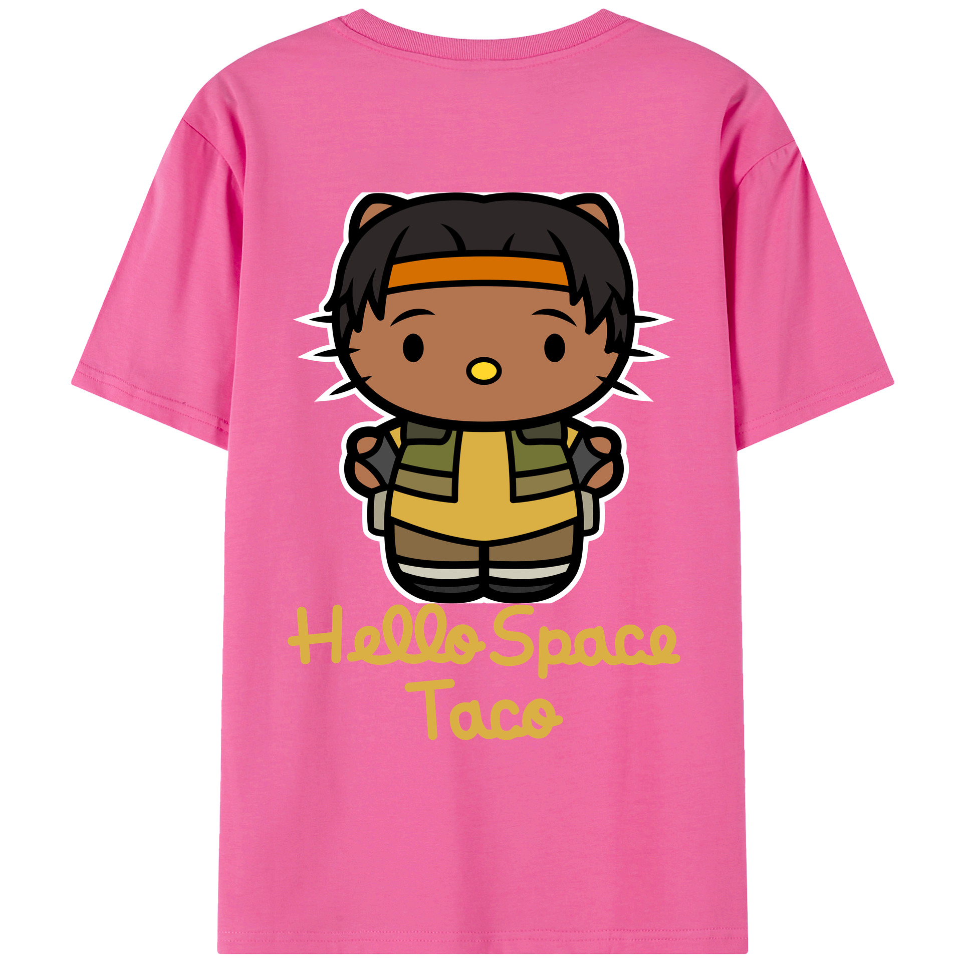 （画像用） Hello Kitty ハローキティ レディース半袖Tシャツ(バックプリント)